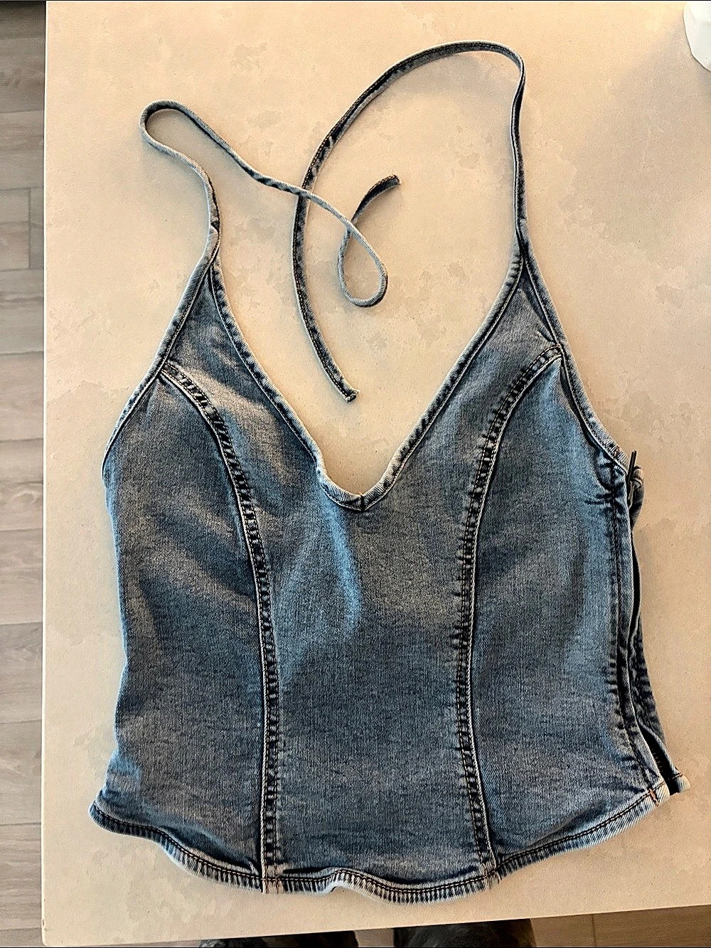 Denim Cami in Blue Like New